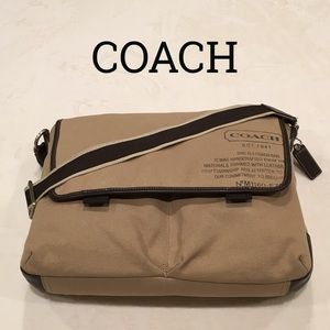 Coach Crossbody Canvas Bag